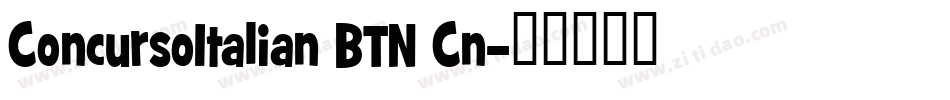 ConcursoItalian BTN Cn字体转换